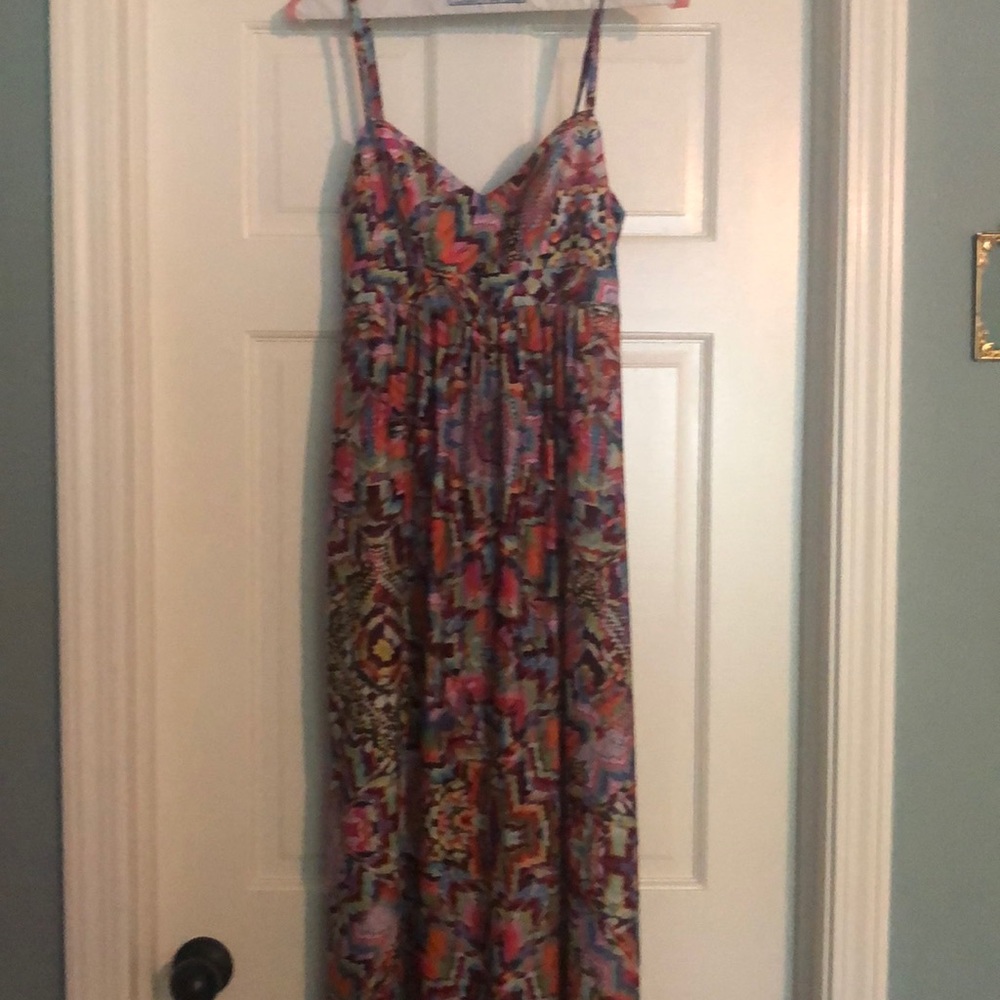 Multi Pattern Maxi Dress - image 1